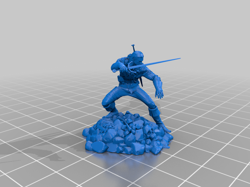 The Witcher - Geralt - U0085242870 | Nexprint: Free 3D Model Downloads