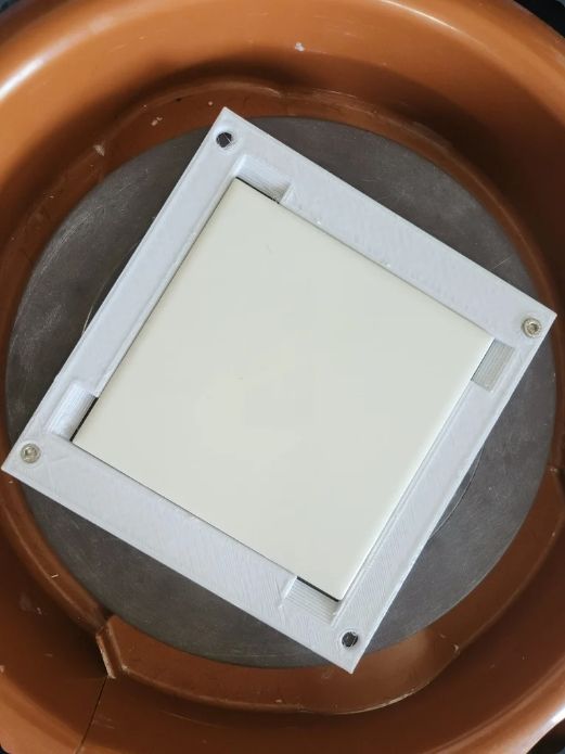 Pottery Bat Adapter for 6 inch Ceramic Tiles - Trimmed Remix ...