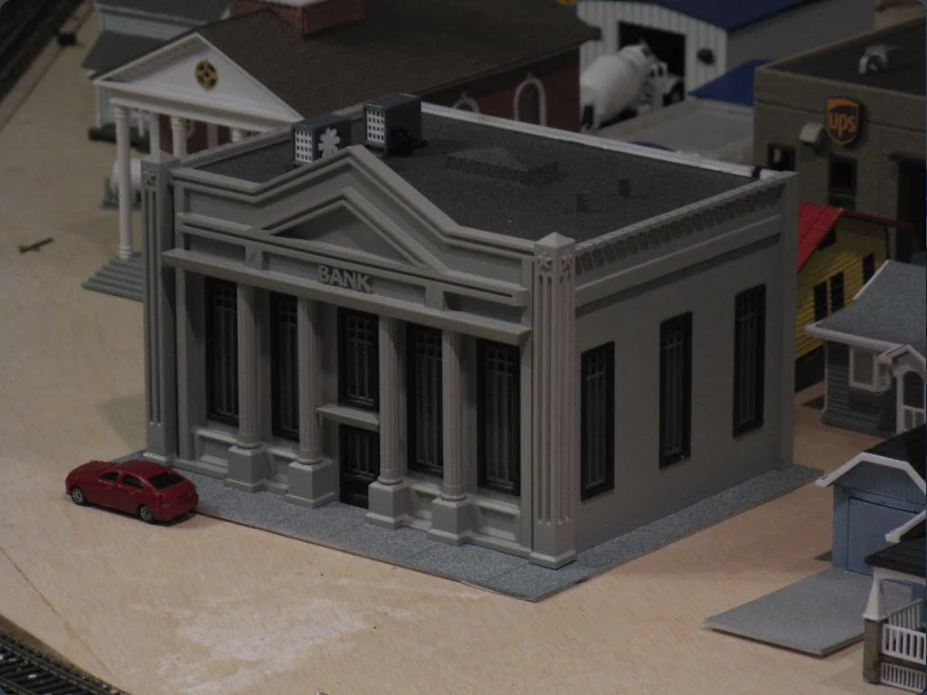 HO Scale Bank - U0004882778 | Nexprint: Free 3D Model Downloads