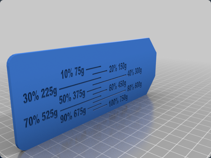 Spool Rulers Filament spool ruler - U0094205026 | Nexprint: Free 3D Model Downloads