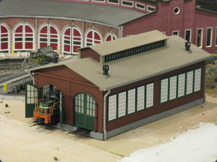 NEW HO Scale Two Stall Engine House - U0004882778 | Nexprint: Free 3D ...